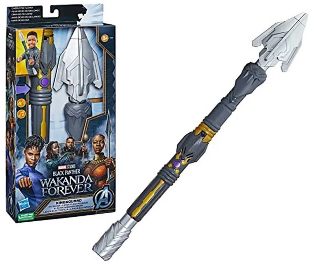 Hasbro Marvel Black Panther Wakanda Forever Kingsguard FX Speer F3346 - Multicolor