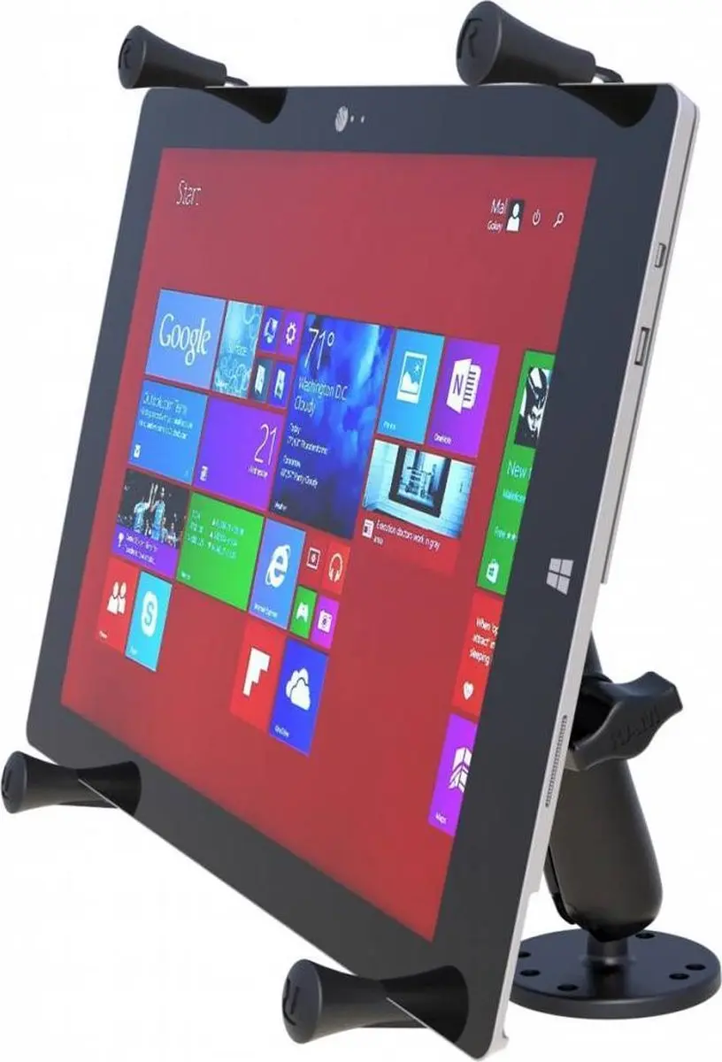 RAM® X-Grip® 12 inch Tablethouder met RAM® Drill-Down™ Base