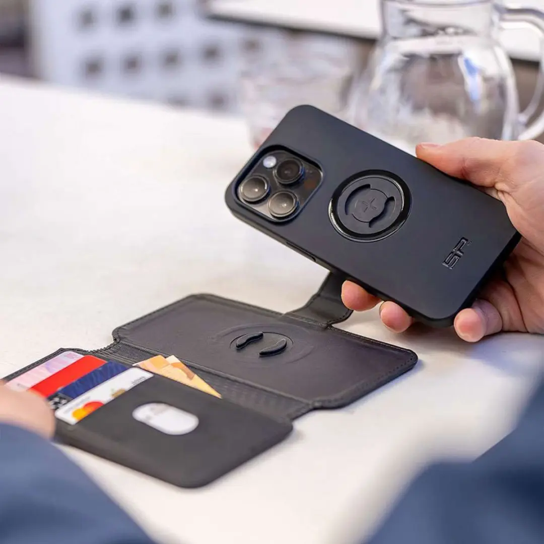 SP Connect Magnetic Flip Cover M - 52842 - Zwart