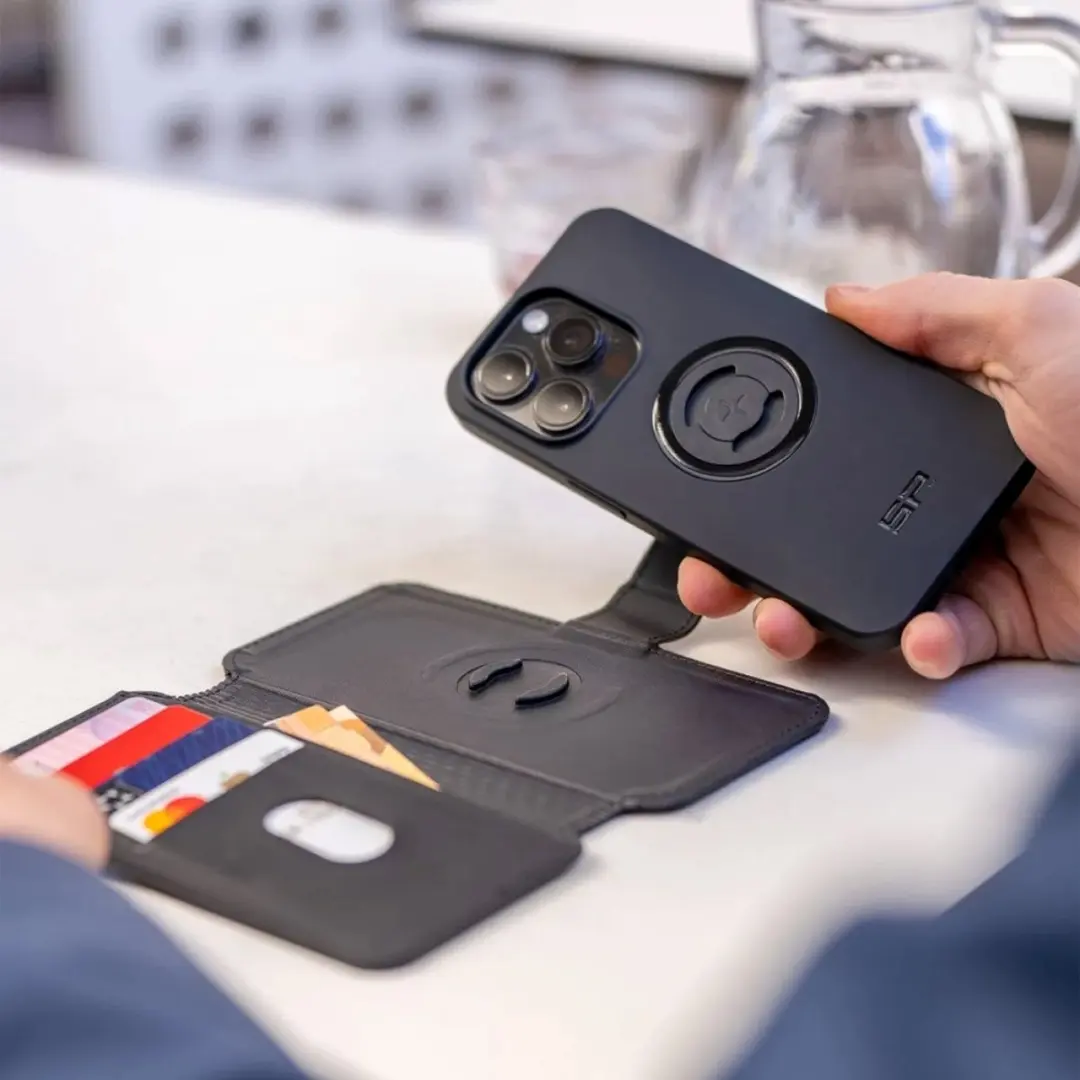 SP Connect Magnetic Flip Cover XL 52843 - Zwart
