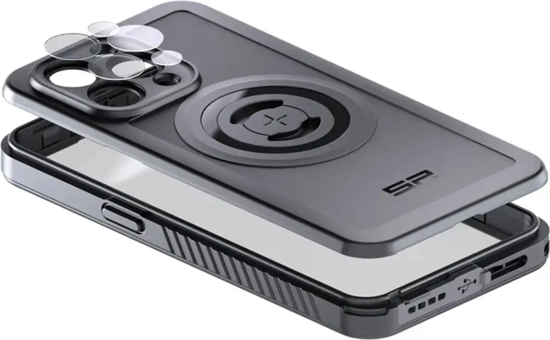 SP Connect Xtreme Series iPhone 13 Pro Hoesje - Zwart - afbeelding 4 van 6