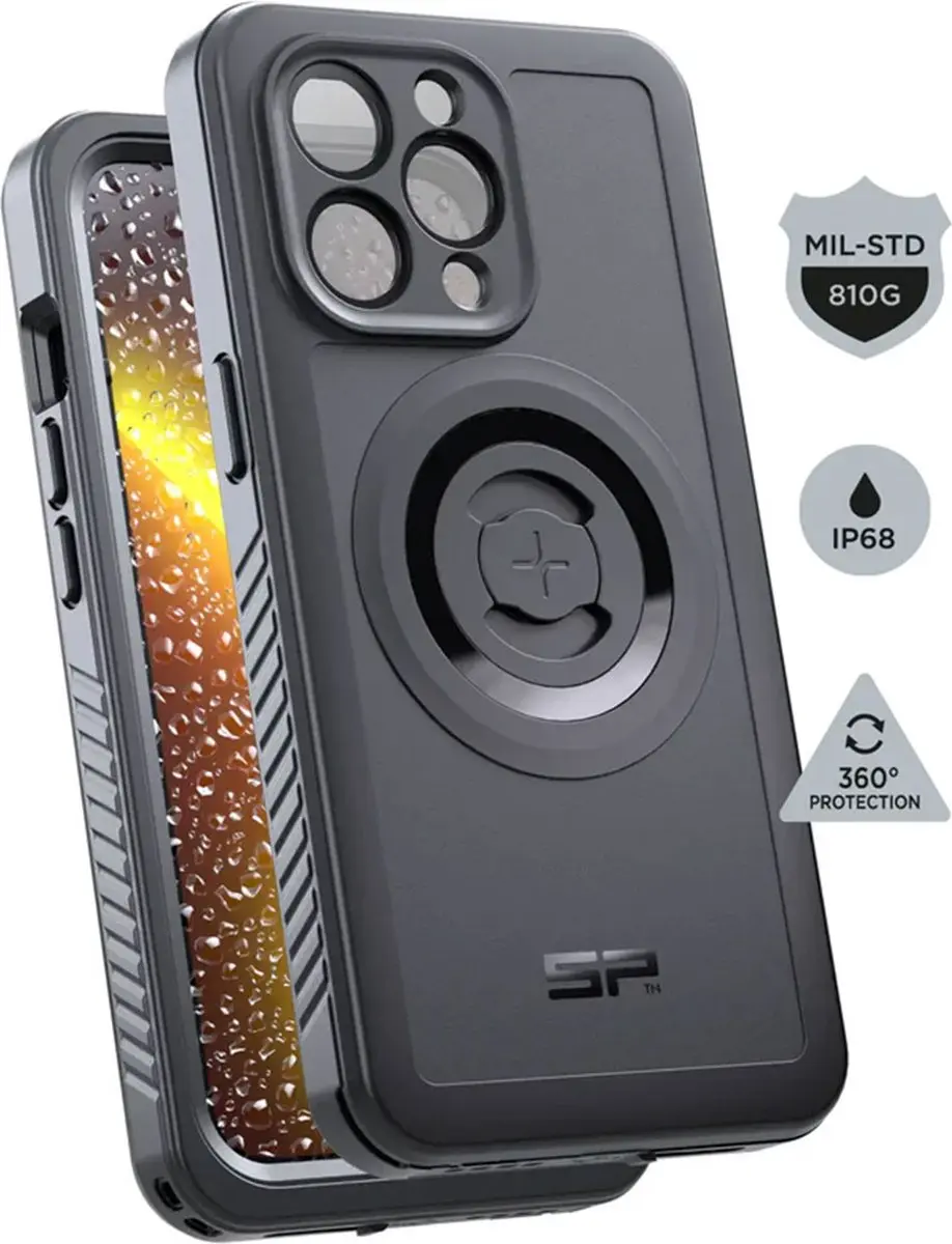 SP Connect Xtreme Series iPhone 13 Pro Hoesje - Zwart - afbeelding 6 van 6