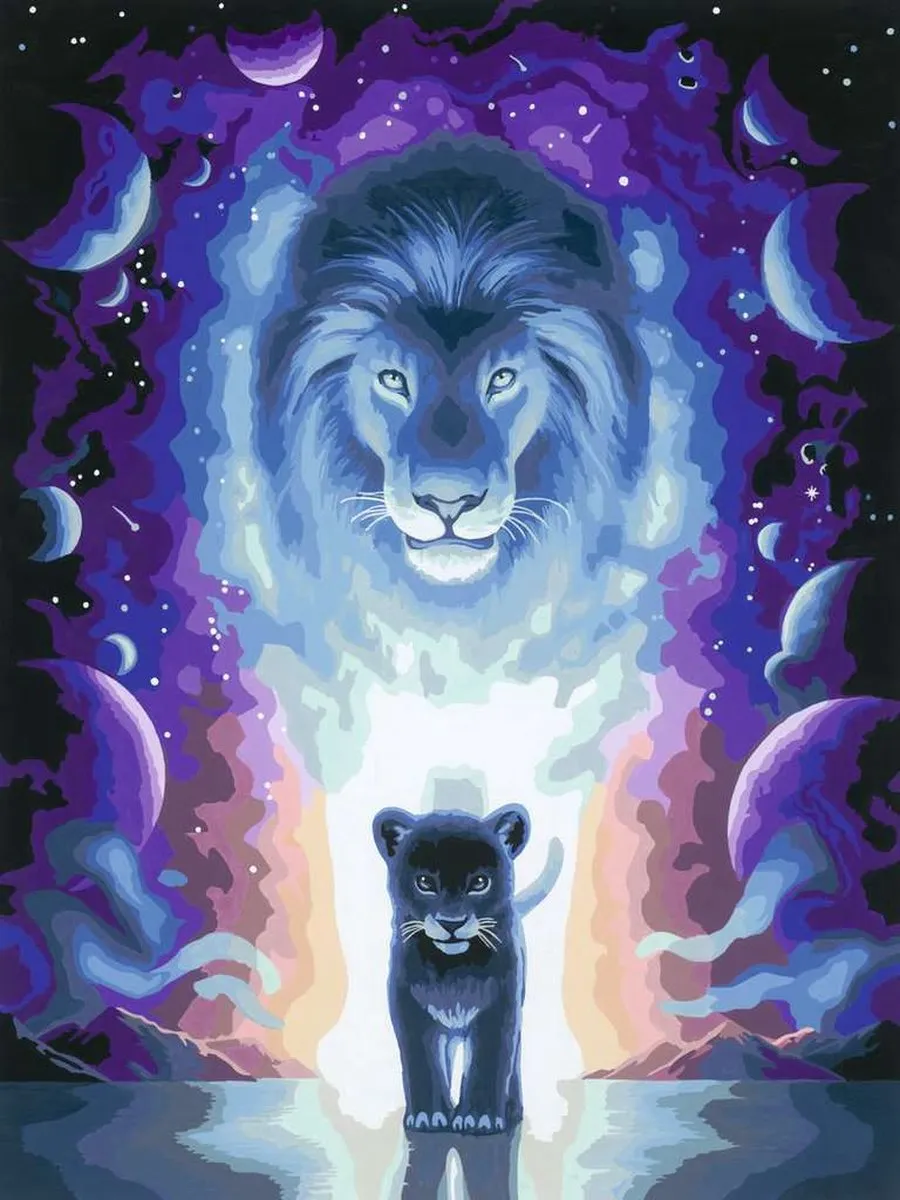 Ravensburger Lion Jojoes Art Edition Schilderen op nummer - Multicolor
