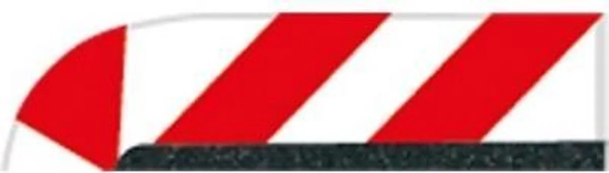 Carrera 20020599 Eindstukken Binnenslipstrook Kuipbocht 1:32 - Zwart