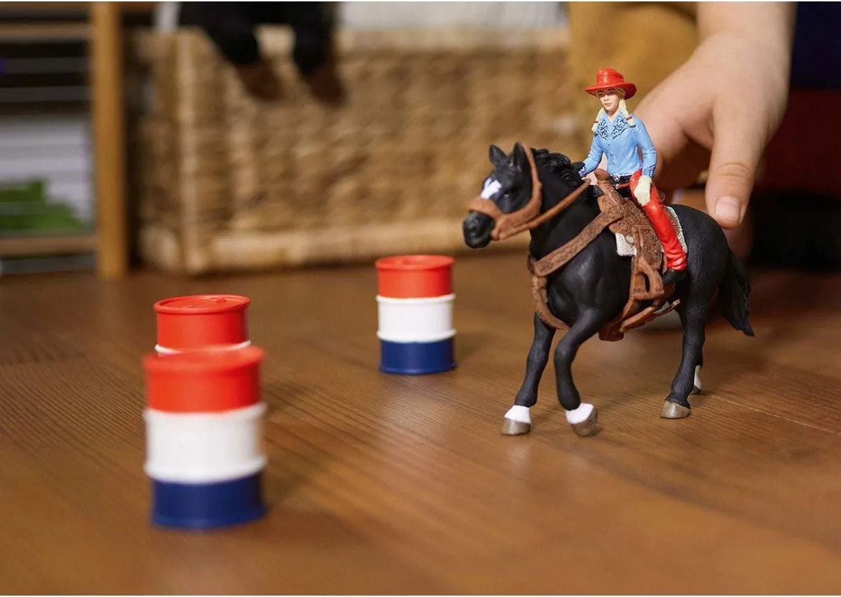Schleich Farm World Barrel Racing - Cowgirl - 42576