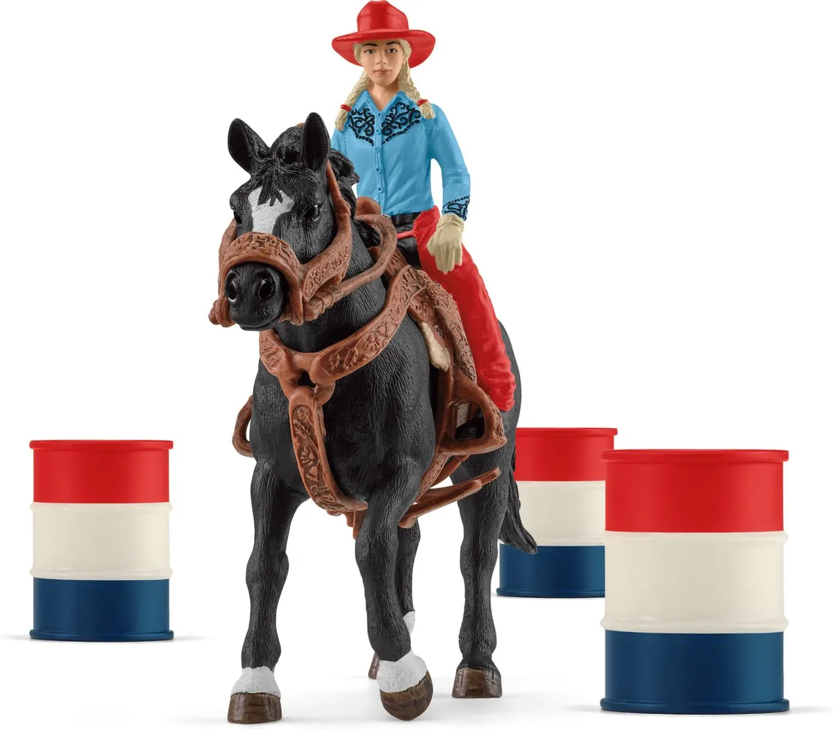 Schleich Farm World Barrel Racing - Cowgirl - 42576