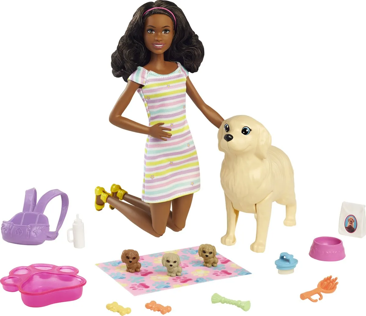 Barbie Meerkleurig Hond HCK76