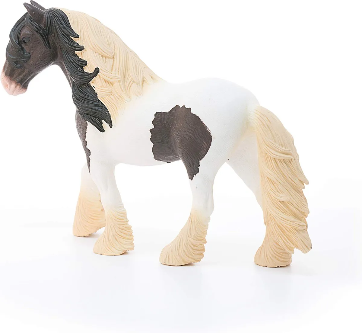 Schleich FARM WORLD Tinker Hengst Speelfiguur 13831 - Wit/Bruin