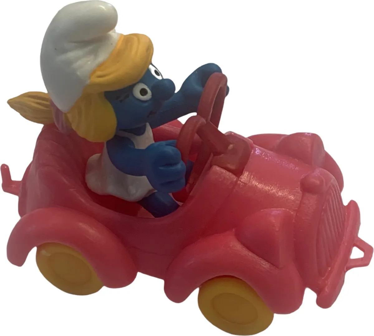 Schleich Smurfin in Autootje 40241 - Roze