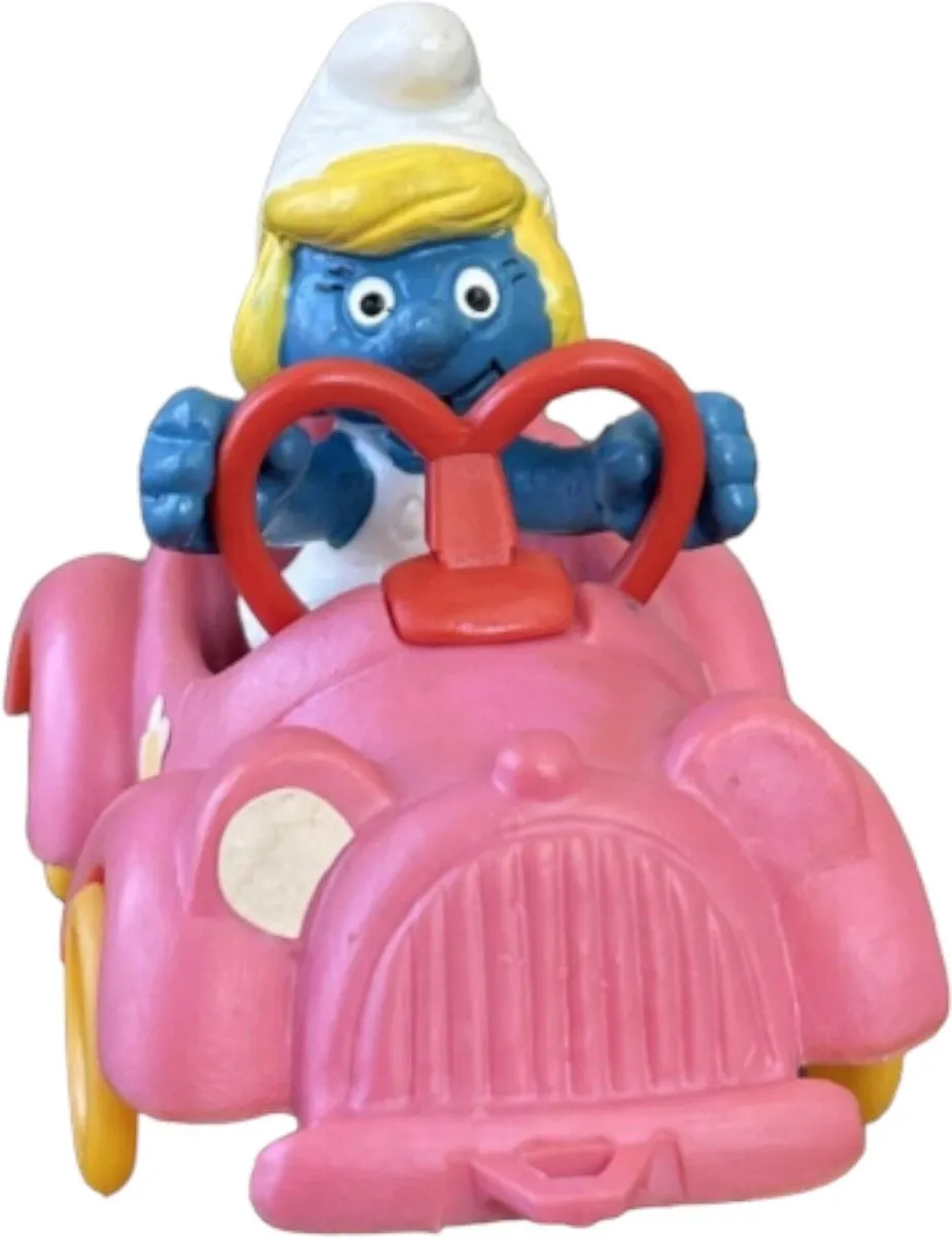 Schleich Smurfin in Autootje 40241