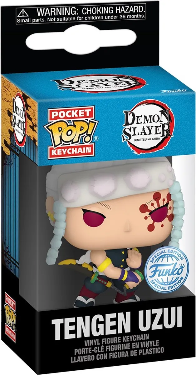 Funko Pop! Demon Slayer Tengen Uzui Sleutelhanger - 77422 - Multi - afbeelding 2 van 4