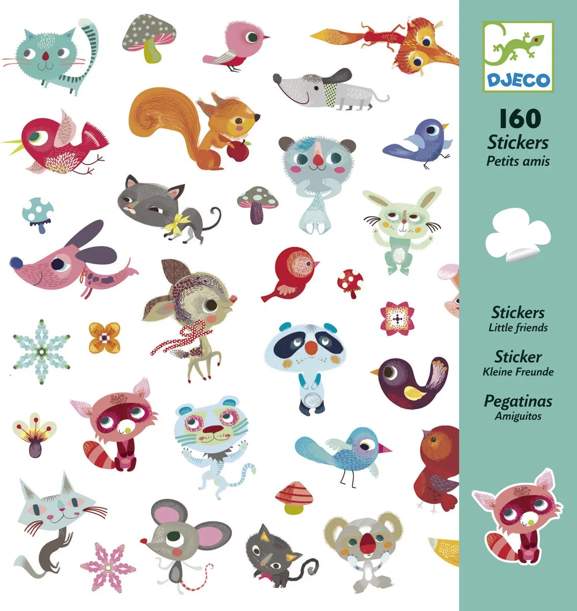 Djeco Small Friends Stickers