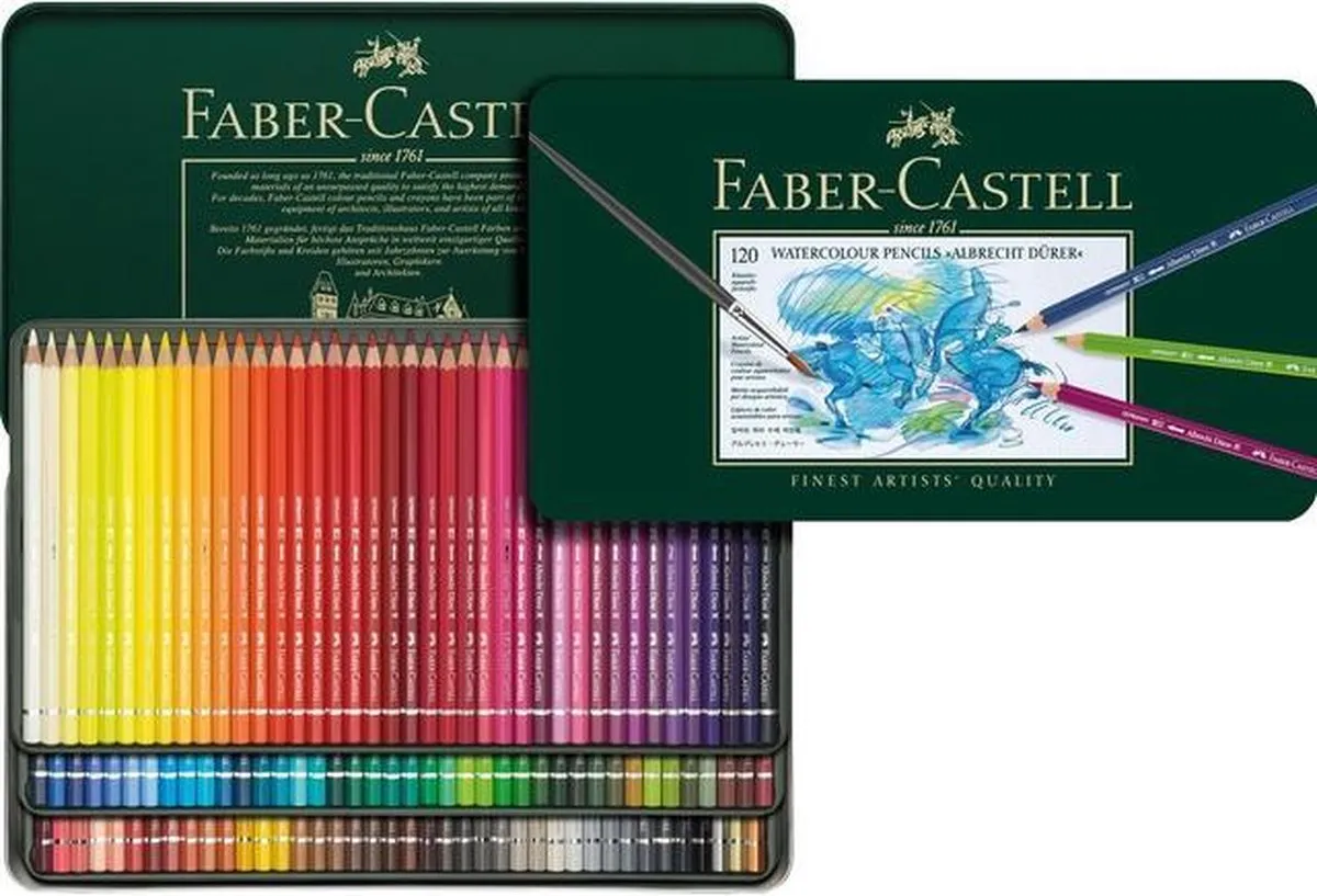 Faber-Castell Albrecht Dürer Aquarelpotlood 120 Stuks