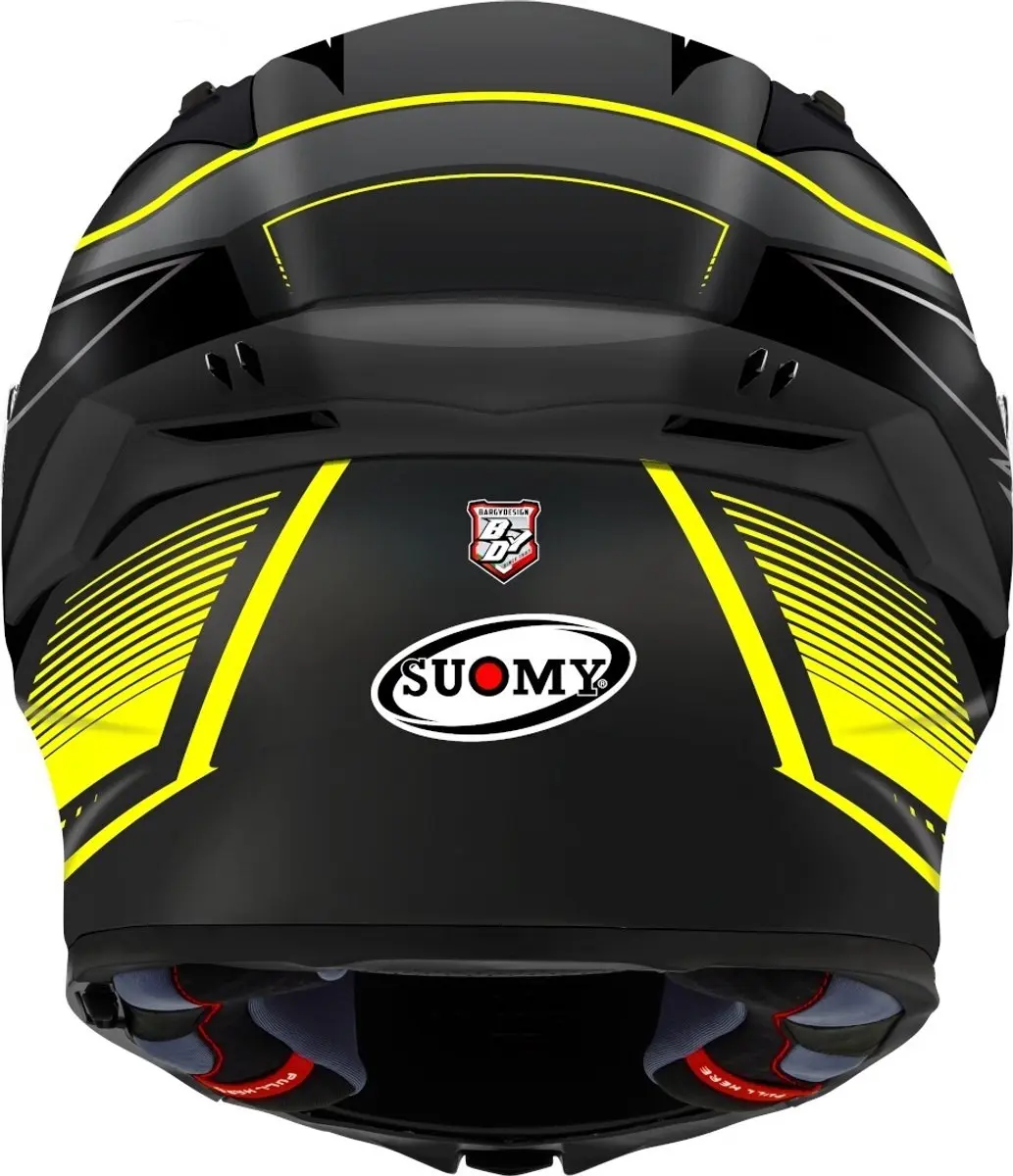 Suomy Speedstar 2 Visual Integraalhelm - S - Zwart/Fluor geel