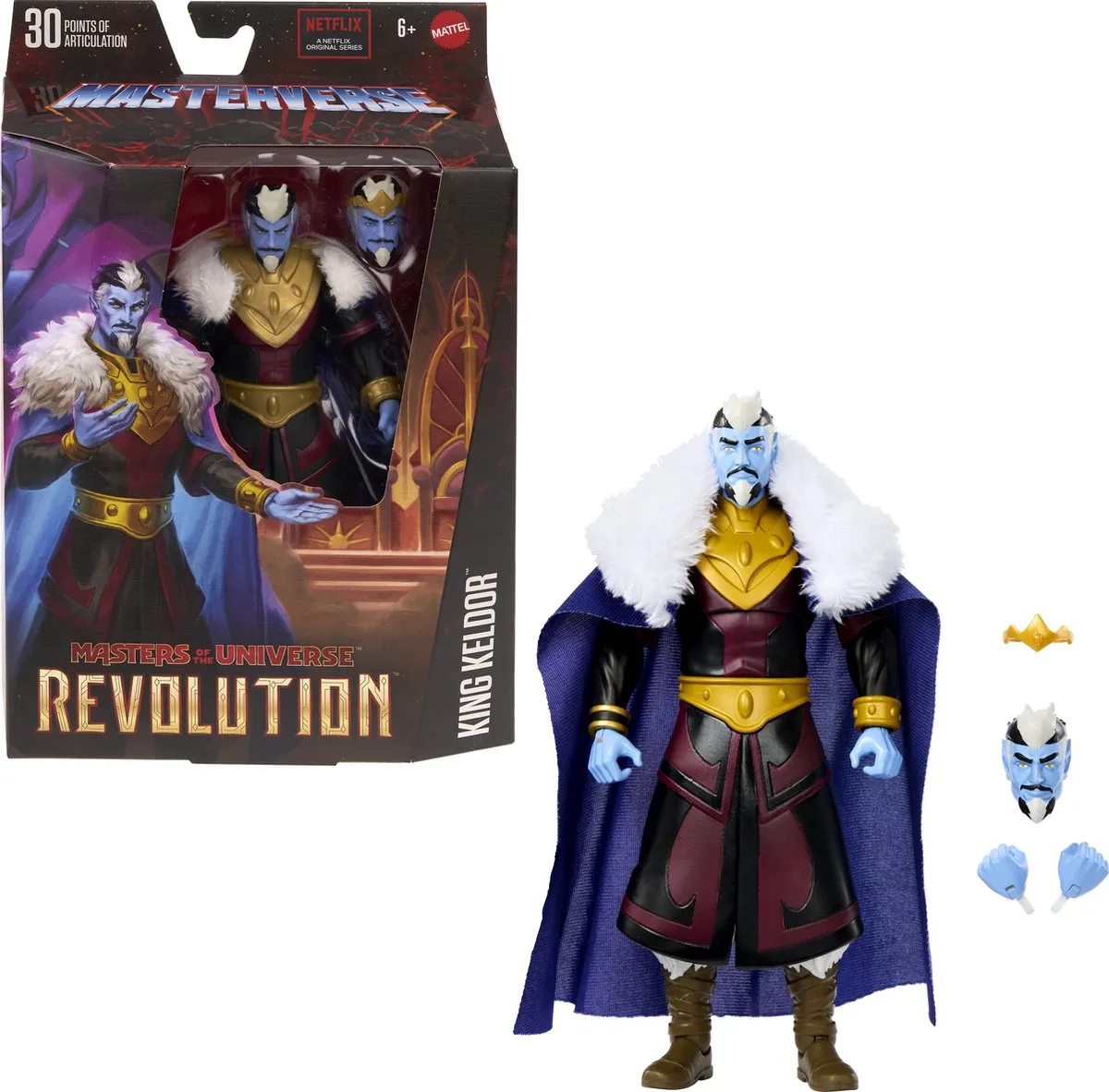 Mattel Masters of the Universe Revolution King Keldor Action Figure 18cm - Multi