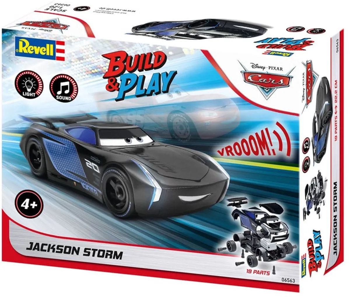 Revell 06563 Jackson Storm Disney Cars Modelbouwpakket - 1:20 - Multi