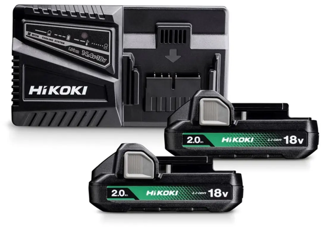 Accu Hikoki Boosterpack 18V 2X 2.0Ah En Oplader