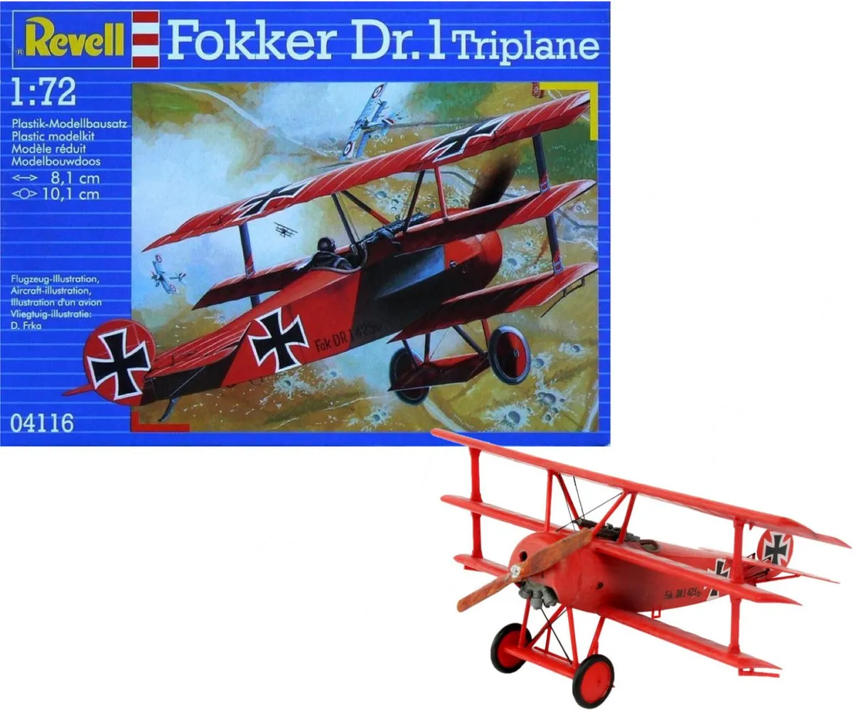 Revell 04116 Fokker DR.I Modelbouwpakket 1:72