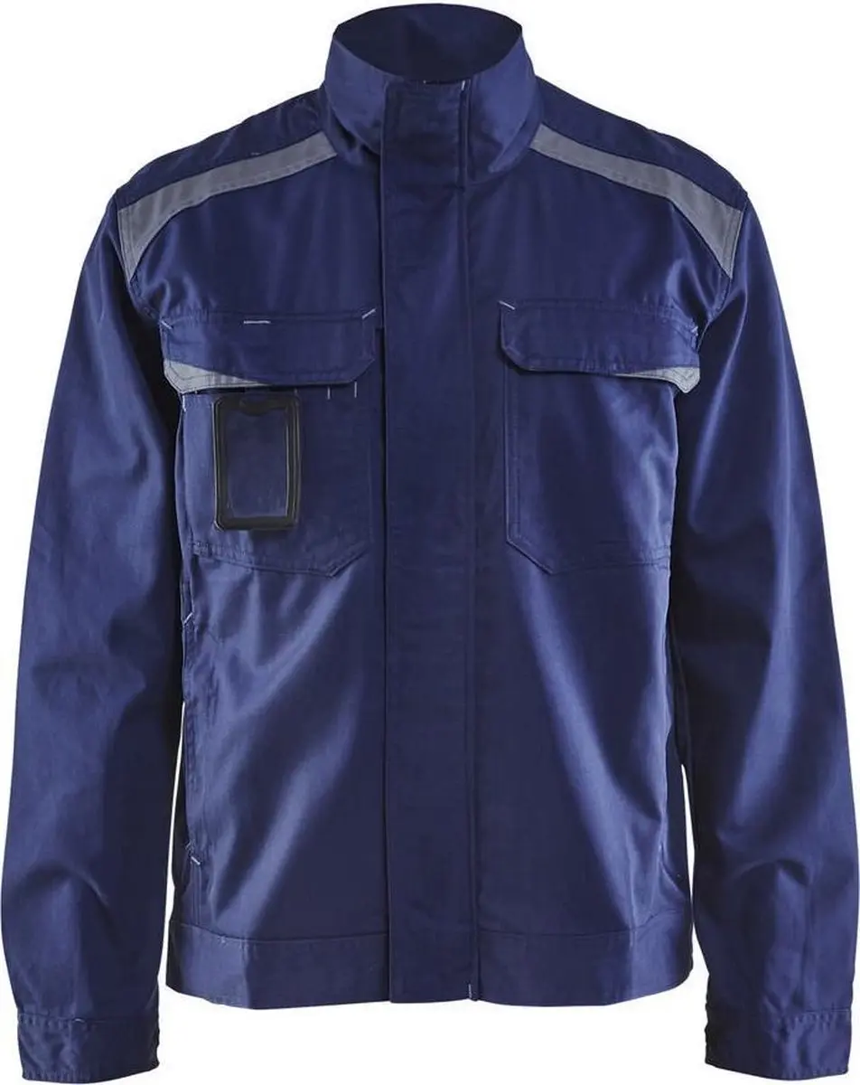 Blåkläder 4054-1800 Industriejack Ongevoerd Marineblauw/Grijs maat M