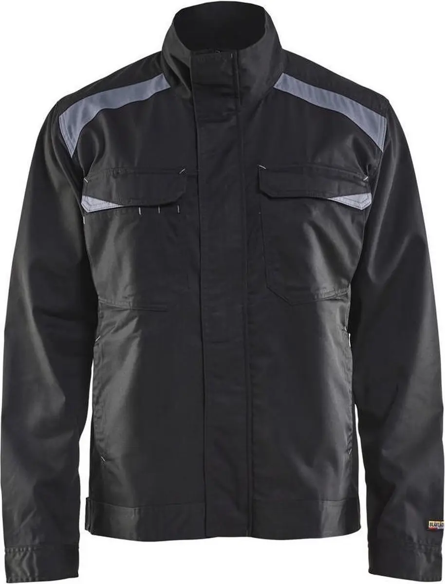 Blåkläder 4054-1800 Industriejack Ongevoerd Zwart/Grijs maat L