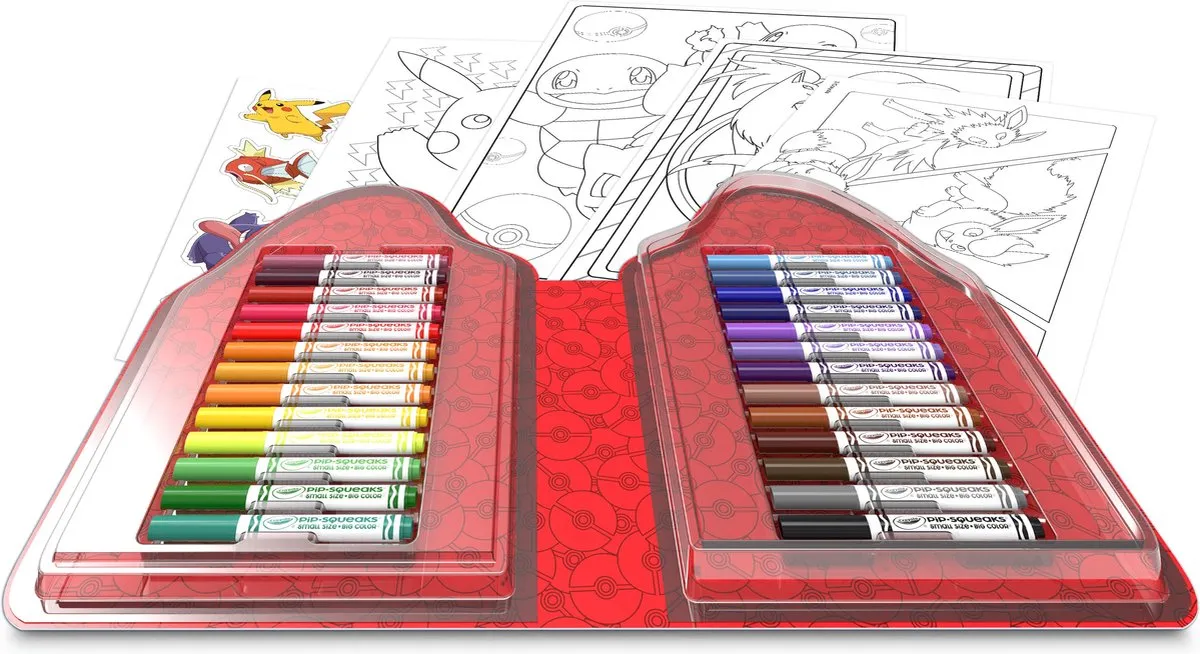 Crayola Pokémon Creatief Koffertje - 45 Stuks