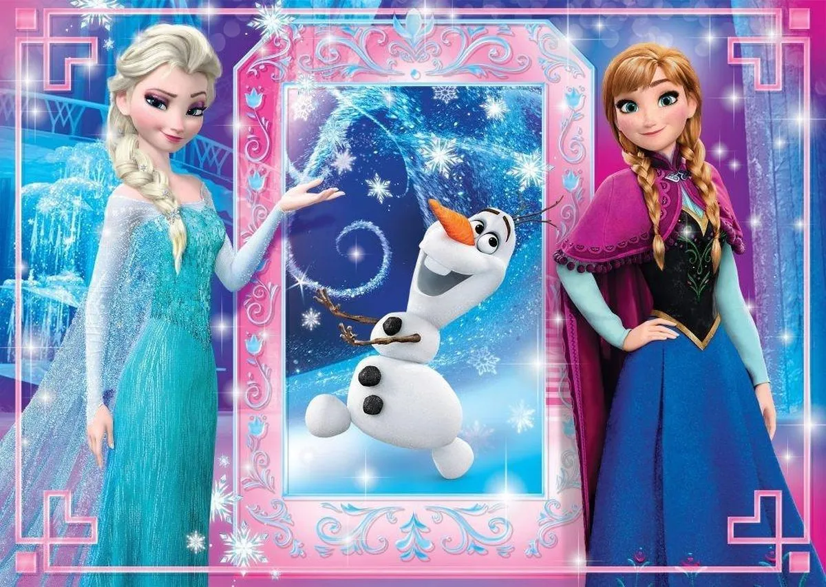 Disney Frozen Supercolor Maxi Puzzel - 60 Stukjes
