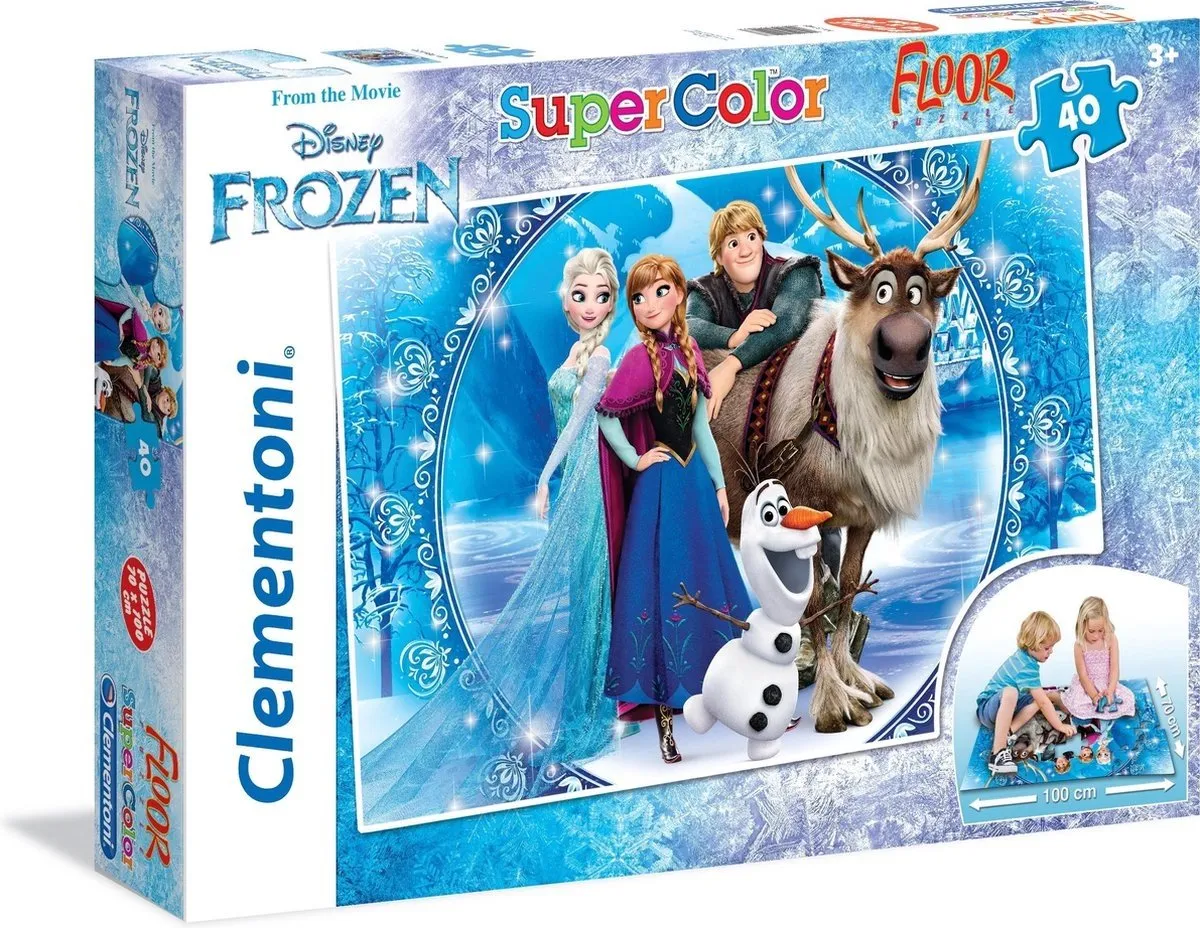 Disney Frozen Supercolor Maxi Puzzel - 60 Stukjes