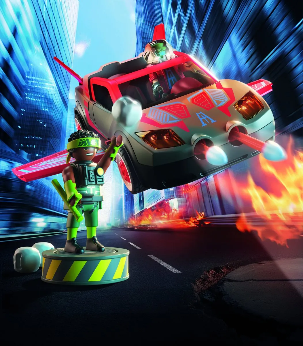 Playmobil Helden Multifunctioneel Voertuig 71832 - Multicolor