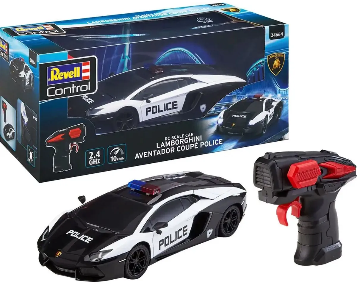 Revell RC Auto Lamborghini Aventador Police 1:24 - REV24664 - Multi - afbeelding 6 van 6