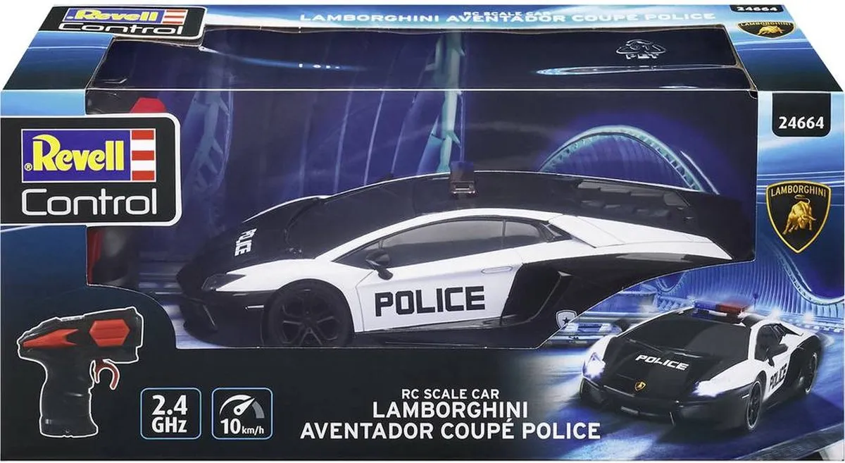 Revell RC Auto Lamborghini Aventador Police 1:24 - REV24664 - Multi