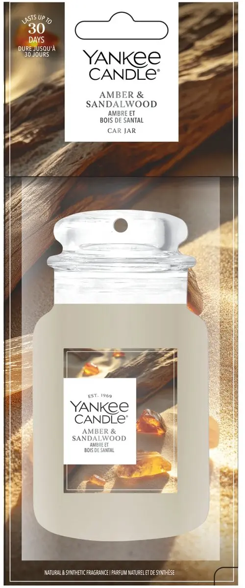 Yankee Candle Car Jar Amber & Sandalwood