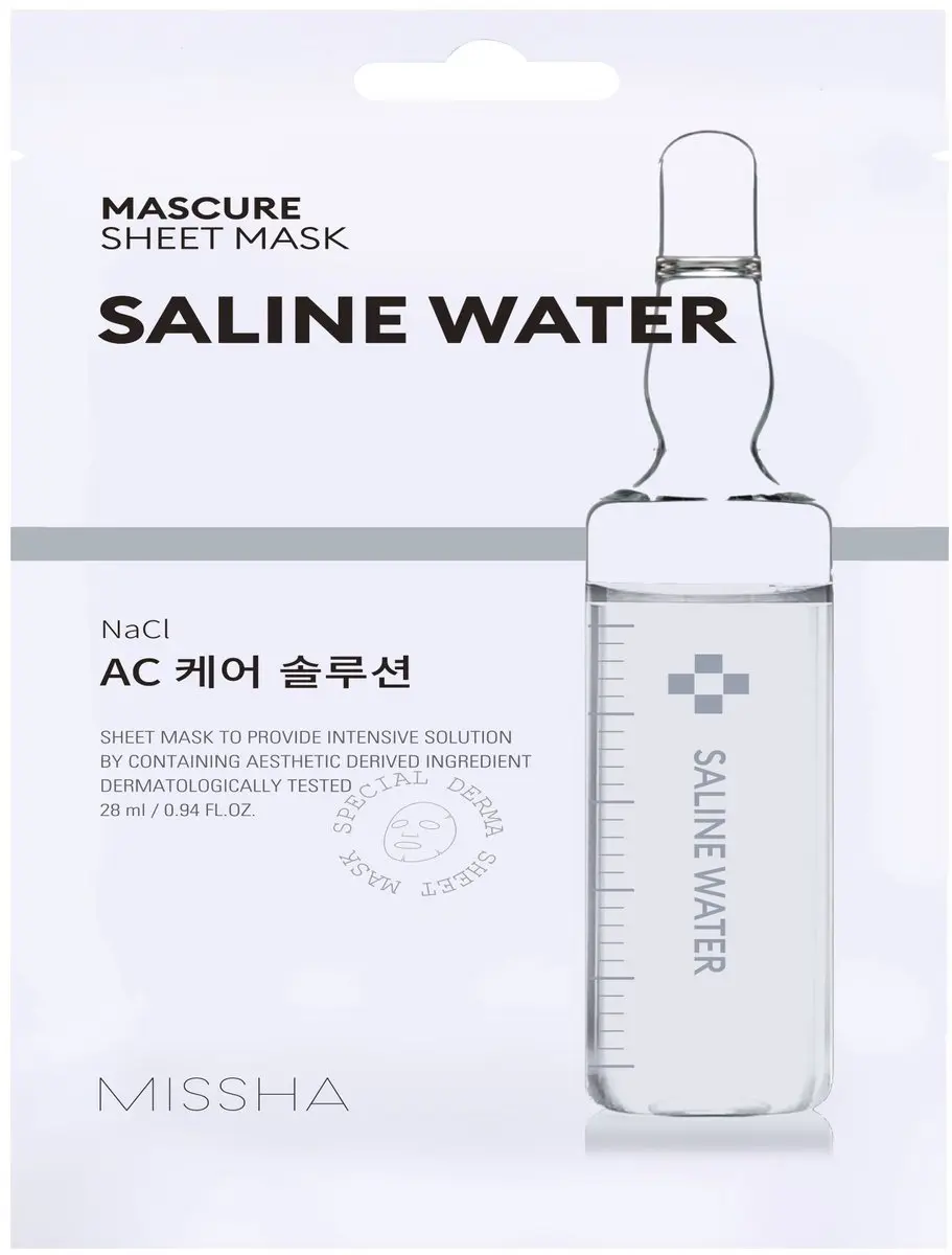 Missha Mascure Saline Water Rescue Solution Sheet Mask
