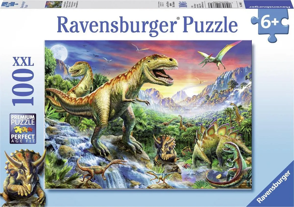 Ravensburger Bij de Dinosaurussen Legpuzzel 100 Stuks - Multicolor