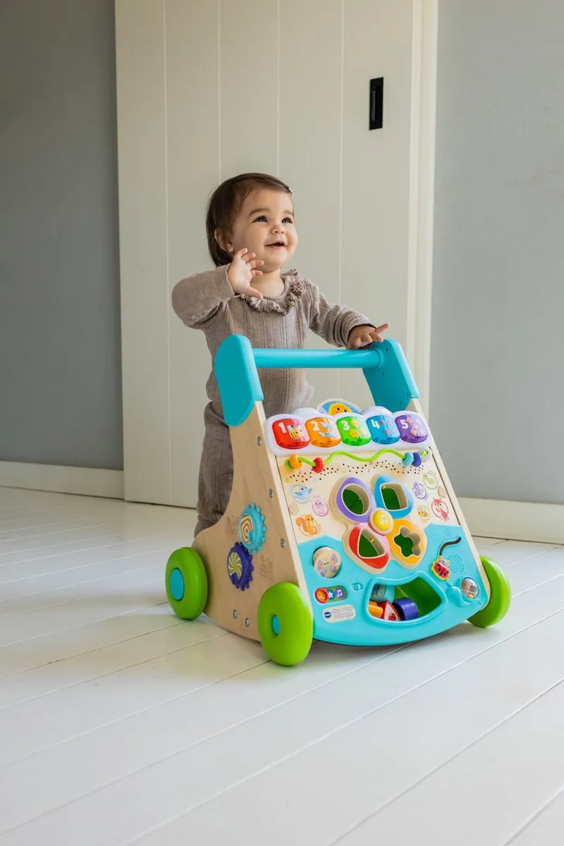 VTech Stap & Leer Loopwagen - Hout