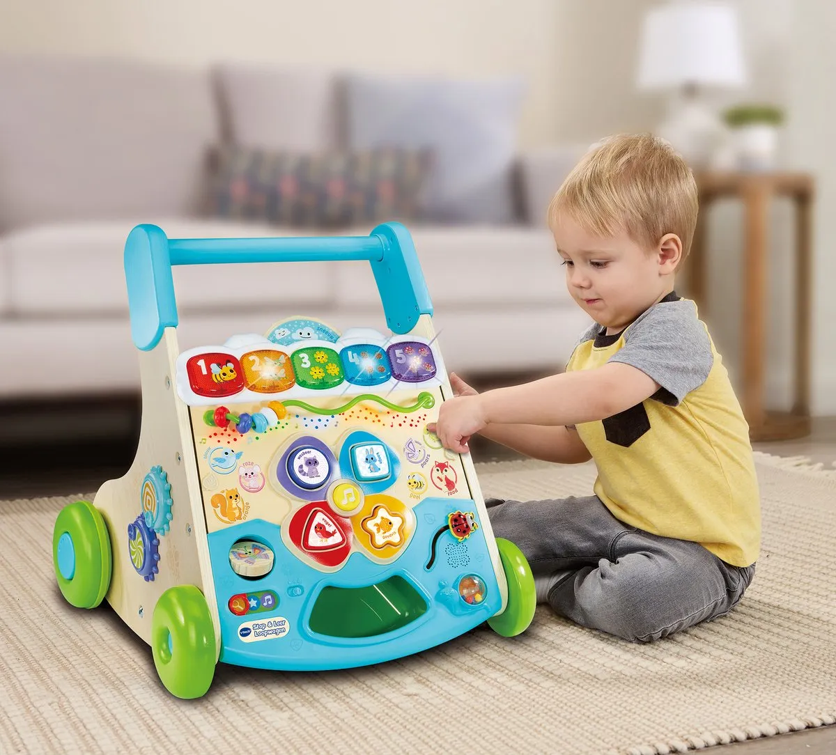 VTech Stap & Leer Loopwagen - Hout