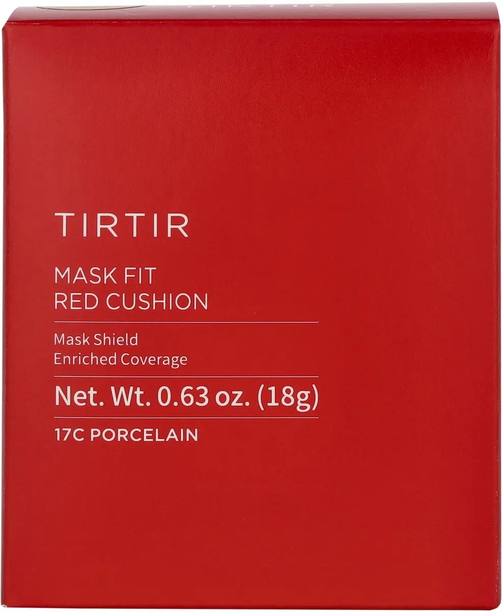 TIRTIR Mask Fit Red Cushion 17C Porcelain - SPF40 PA++ 18g - afbeelding 4 van 6