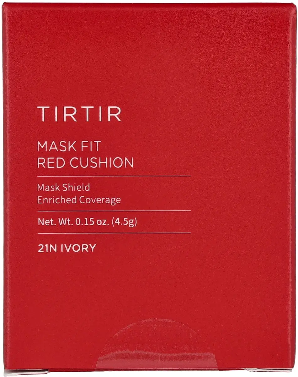 TIRTIR Mask Fit Red Mini Cushion Foundation #21N Ivory - 4.5 ml - afbeelding 4 van 5
