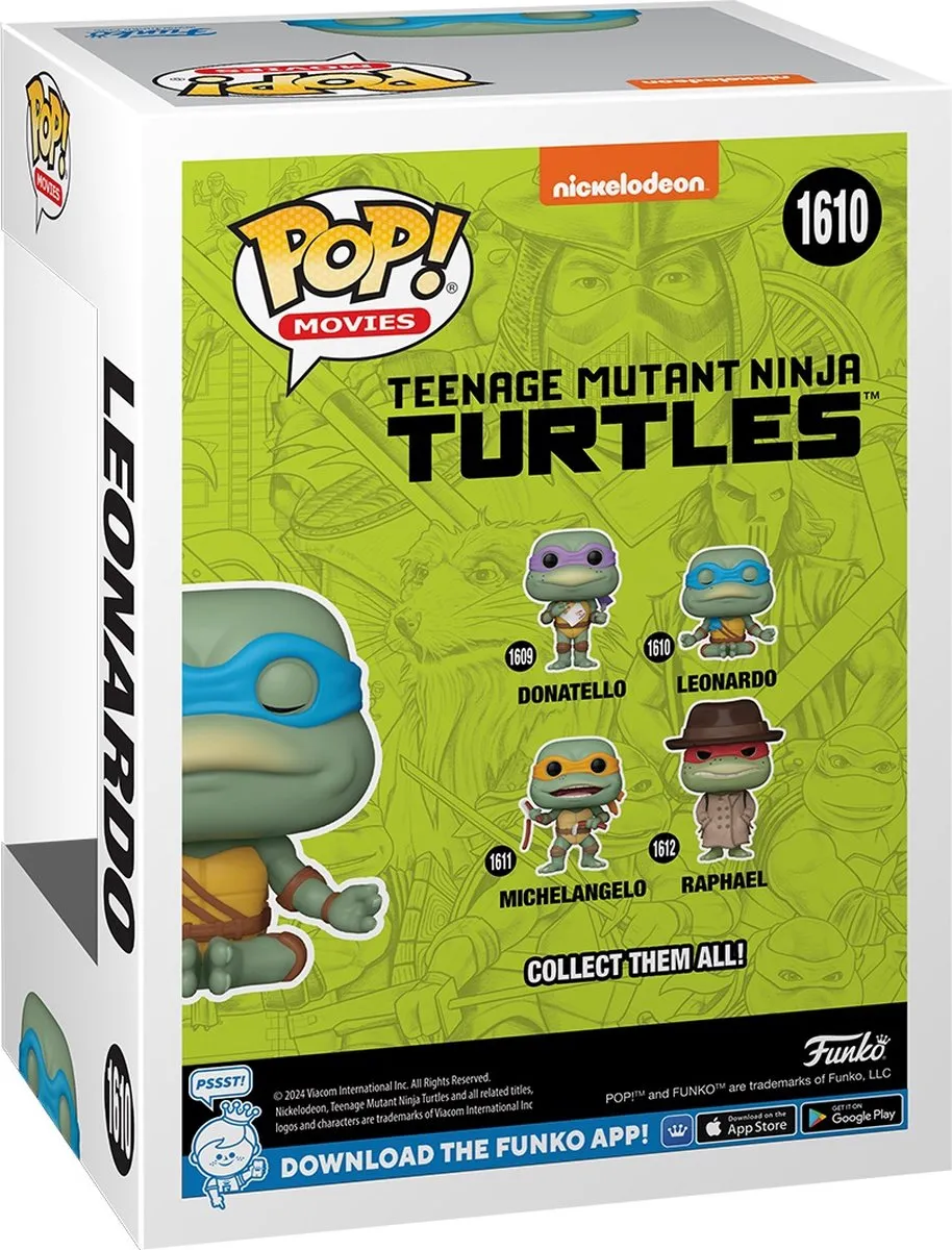 Funko Teenage Mutant Ninja Turtles Leonardo Pop! Vinyl - 76046