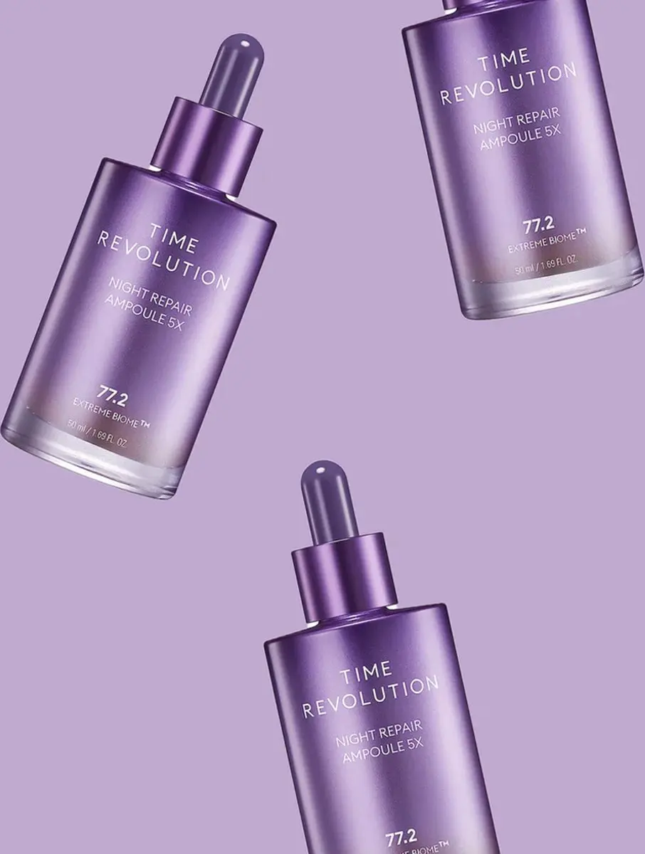 Missha Time Revolution 77.2 Biome Night Repair Ampoule 5X - 50ml