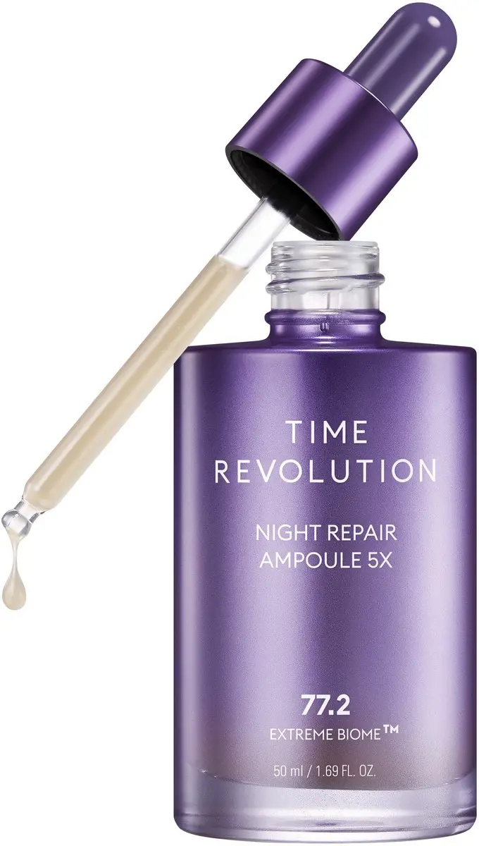 Missha Time Revolution 77.2 Biome Night Repair Ampoule 5X