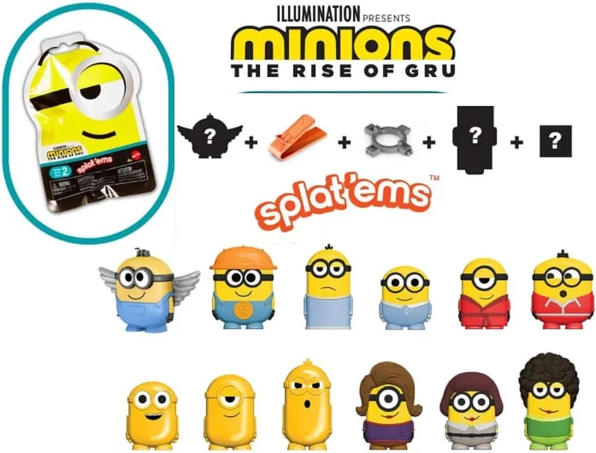 Mattel Minions Splat'ems Verrassingszakje