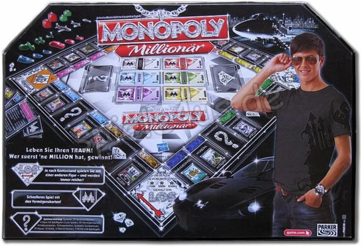 Hasbro Monopoly Millionär Duitstalig - 2-4 Spelers