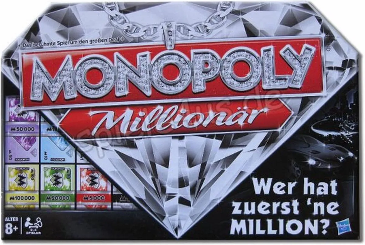 Hasbro Monopoly Millionär Duitstalig
