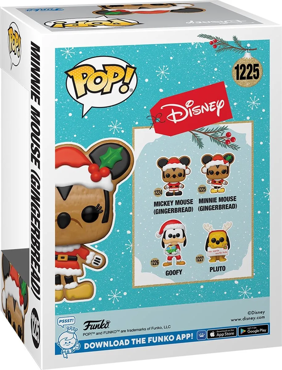 Funko Mickey & Minnie Mouse Holiday Gingerbread Pop! - 64327