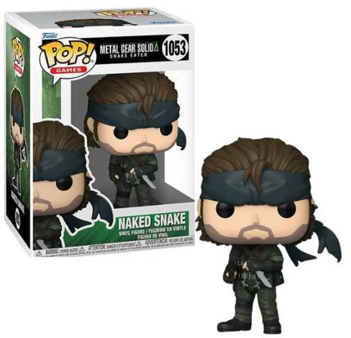 Funko Pop! Metal Gear Solid Naked Snake 1053 - Vinylfiguur