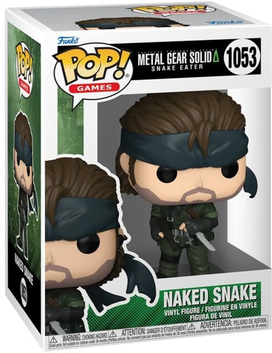 Funko Pop! Metal Gear Solid Naked Snake 1053 - Vinylfiguur