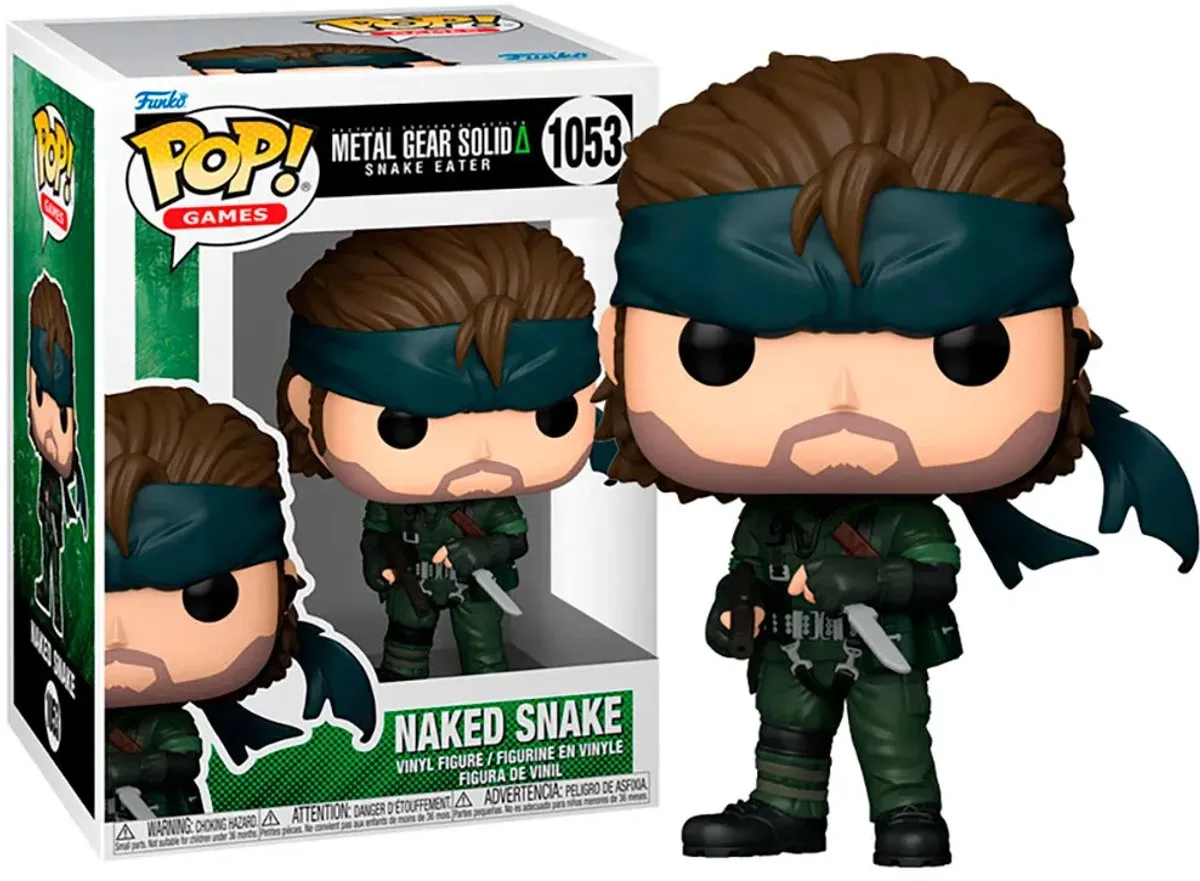 Funko Pop! Metal Gear Solid Naked Snake 1053 - Vinylfiguur