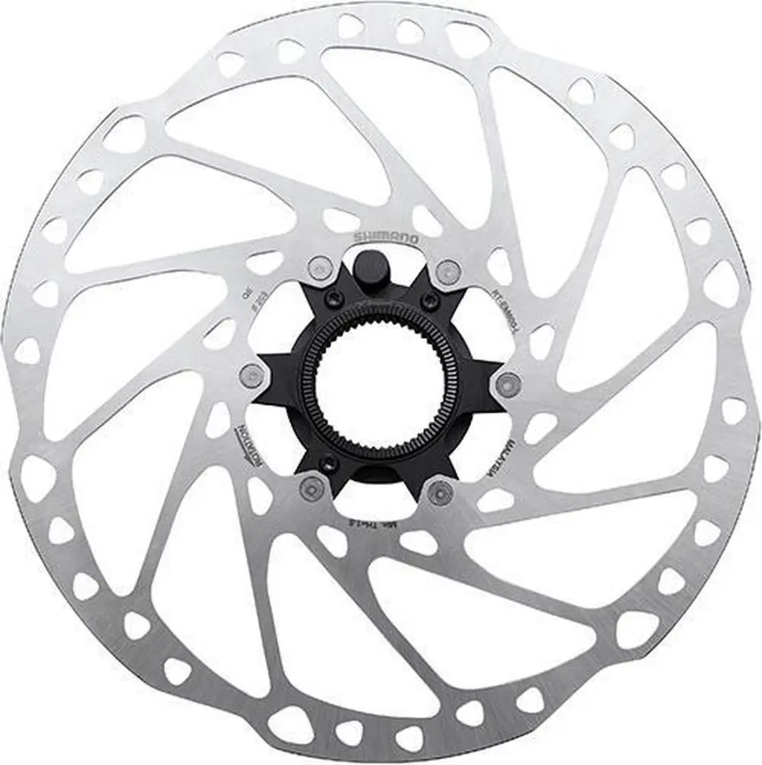 Shimano Remschijf RT-EM600 203mm Center-Lock - RVS Zilver - afbeelding 2 van 2