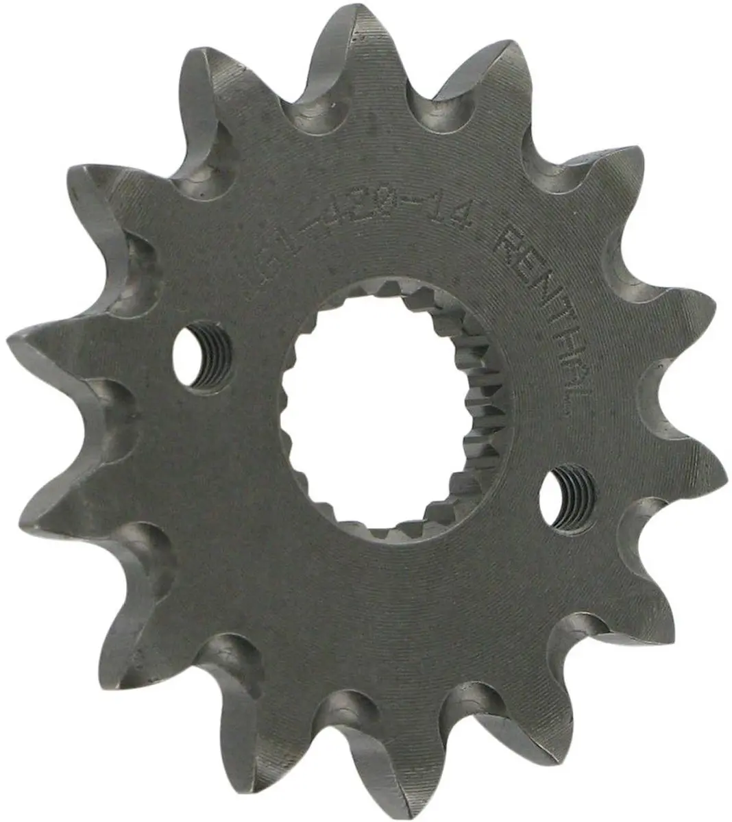 Renthal 461-420 Grooved Voortandwiel Zilver 14t