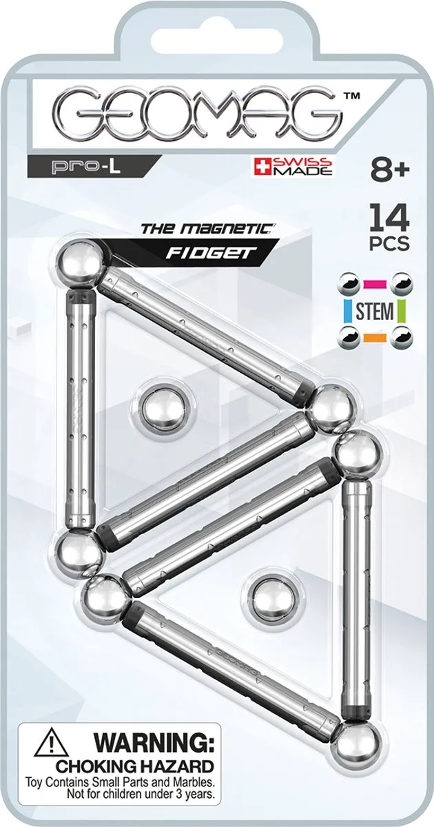 Geomag GM020 Figuur Bouwpakket - 14 Stuks - Zilver